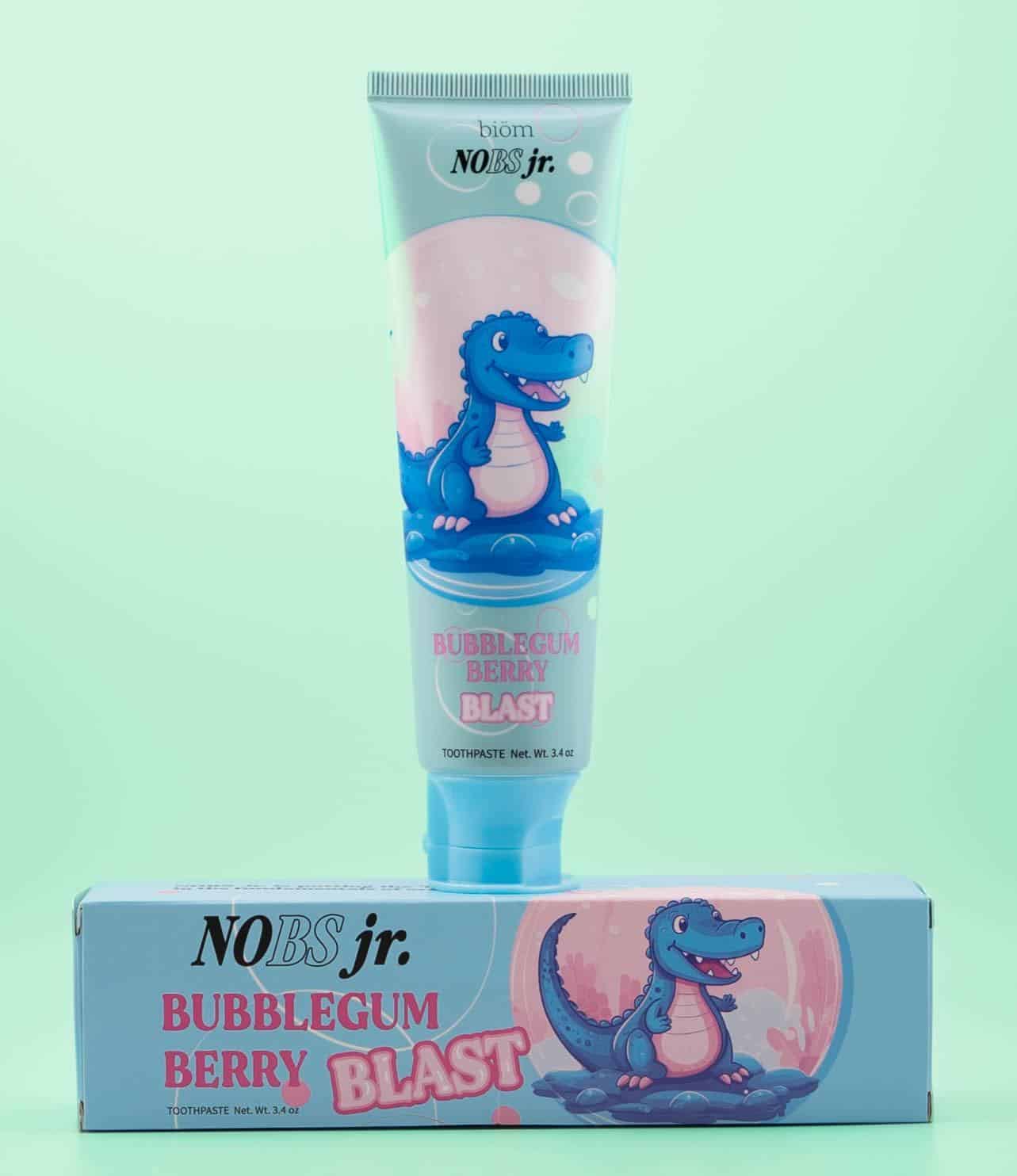 NOBS Jr toothpaste from the natural personal care brand biöm
