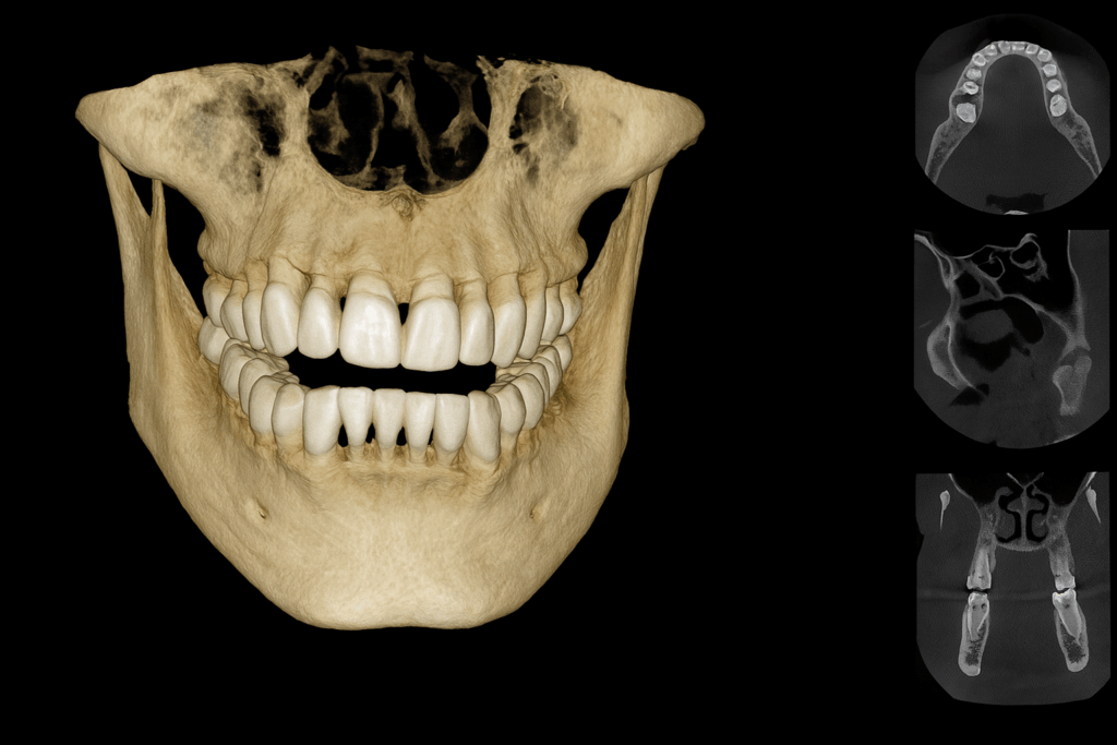 High-resolution 3D imaging dental scan showing detailed jaw and tooth structure for advanced diagnostic precision