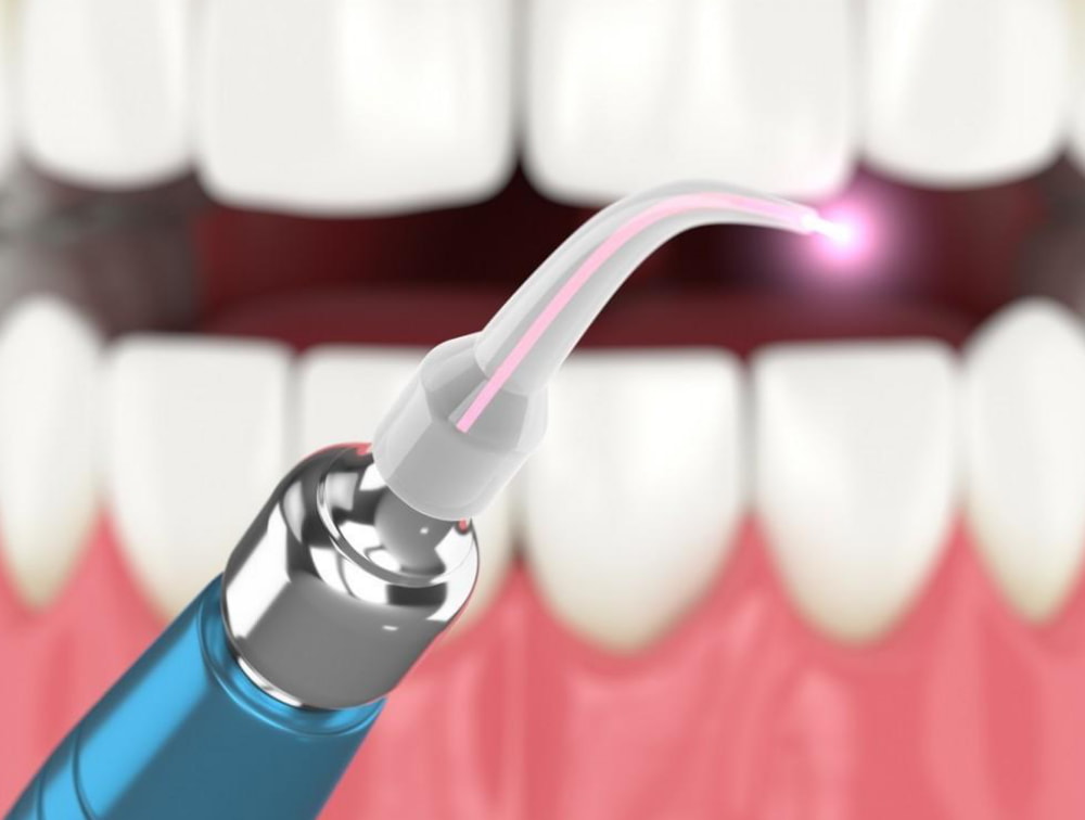 A toothbrush featuring a built-in light for enhanced visibility during brushing. 