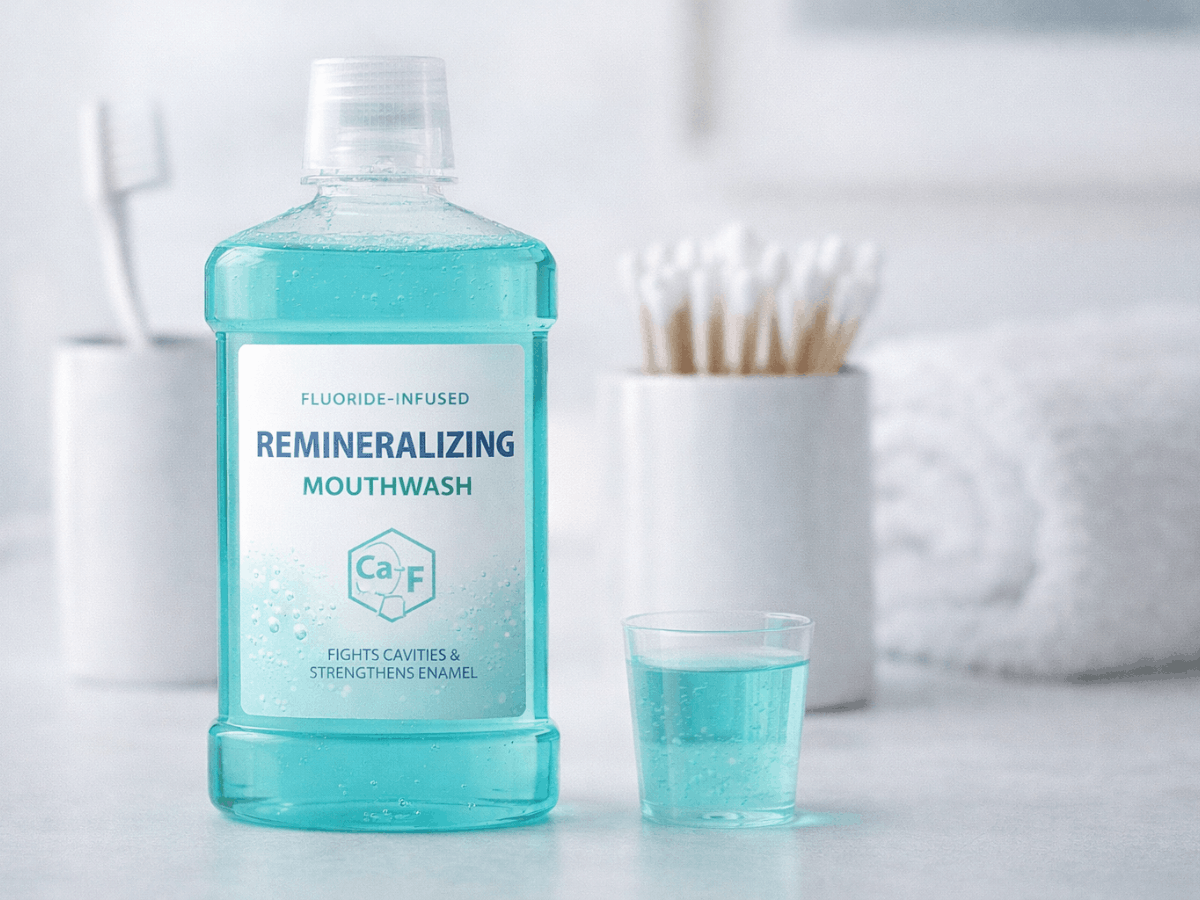 Fluoride-Infused Remineralizing Mouthwash for Enamel Strengthening