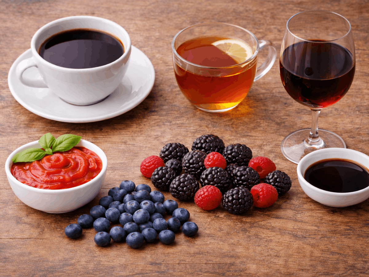 Foods and Drinks That Stain Teeth