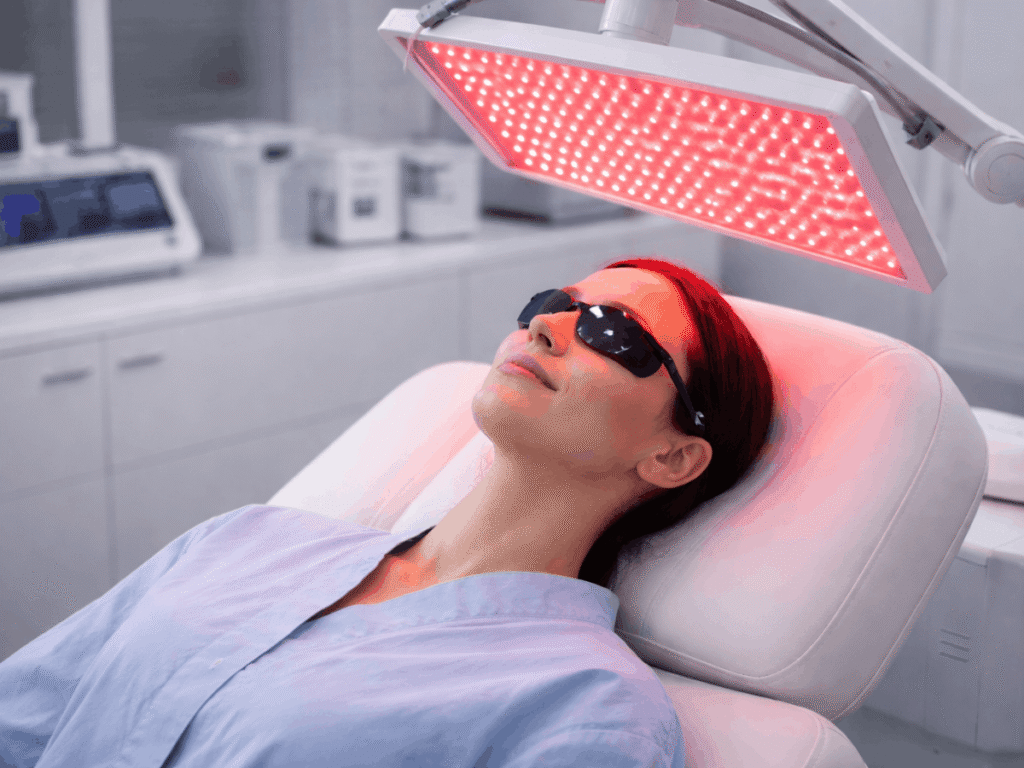 Photobiomodulation Therapy With Red Light in Dental Clinic